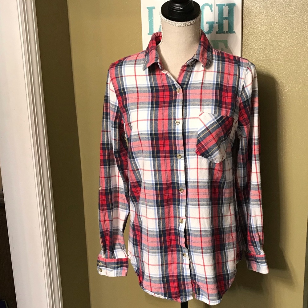 Flannel button down